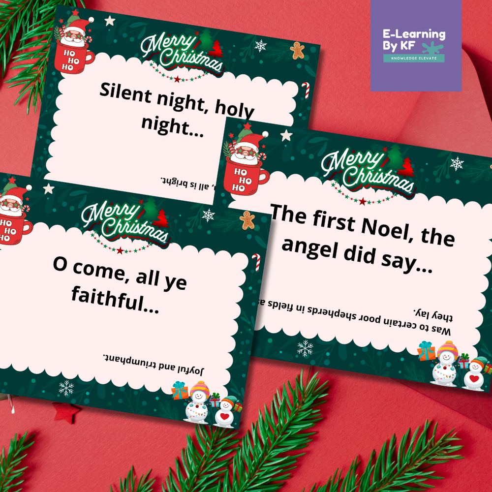 Make Your Holiday Season Unforgettable with the Christmas Finish-the-Lyric Game!